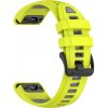 VSETKONAMOBIL 131641 SPORTY QUICK FIT Vymeniteľný silikónový remienok Garmin - šírka 20mm žltý