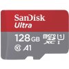 SanDisk microSDXC Ultra 128GB (A1/UHS-I/Cl.10/140MB/s) + Adapter Mobile pamäťová karta micro SDXC 128 GB A1 Application Performance Class, UHS-Class 1; SDSQUAB-128G-GN6MA