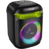 Hoco Speaker Bluetooth + 2 X Wireless Microphones Ha13 Black