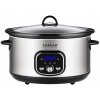 Pomalý hrniec Transa Electronics SlowCooker Medium 4,5 l strieborný/sivý 280 W