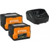STIHL STARTER SET PLUS AK 30 S + AL 101 – set dvoch akumulátorov a nabíjačky, 36 V, 5 Ah, 180 Wh
