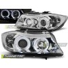 Tuning-tec PREDNÉ SVETLOMETY ANJELSKÉ OČI CHROME pasujú na BMW E90/E91 03.05-08.08