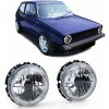 VW Golf 1 predné Angel Eyes svetlá s krížom