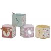 LITTLE DUTCH Kocky textilné 4 ks Fairy garden