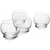 Normann Copenhagen Poháre Rocking Glass, set 4 ks – číre