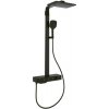 Villeroy & Boch Infinity Showers - Sprchový set s termostatom, 36x24 cm, 3 prúdy, matná čierna TVS110005000K5