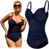Dámske jednodielne Plavky 85D XXL 44, Námornícka Modrá monokini