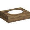 Kompaktná doska pod umývadlo so zapusteným umývadlom Intedoor TRENTA Compact dub dĺžka 60 cm až 160 cm x 50 cm S výrezom