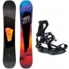 Gravity Sublime 24/25 dámský snowboard + Raven RAGE Fastec FT360 black vázání - 148 cm + XL (EU 43-46) - černé