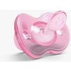 Nuvita Orthosoft Light silikónový cumlík 2ks - pink white - 7052