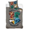 CARBOTEX Obojstranné bavlnené obliečky HARRY POTTER, 140/200+70/90, HP201041