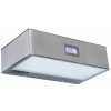LUTEC 6908501308 BRICK solárne nástenné LED svietidlo so senzorom 2W 4000K IP44 nerez