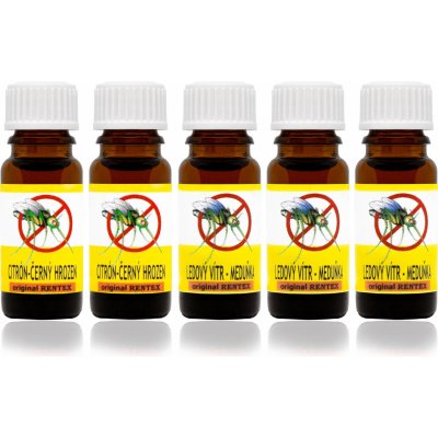 Súprava esenciálnych olejov RENTEX Esenciálny olej Repeletný Set 5x 10 ml (722777604389)