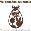 Veľkonočné vajíčko na zavesenie 19 Tmavá
