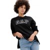 Dámska mikina GAP, HERITAGE TUNIC CREW čierna,biela XS