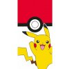 TipTrade Bavlnená froté osuška 70x140 cm - Pokémon Pokéball a Pikachu
