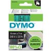Samolepiaca páska Dymo D1 9 mm zelená/čierna