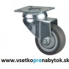 Nábytkové koliesko TPE otočné fi.50 mm (bez brzdy)