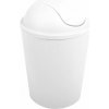 MSV výklopný kôš Ako, biely, plast, 5,5 l