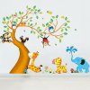 Detské samolepky na stenu - zvieratká