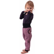 detské softshellové nohavice ružové