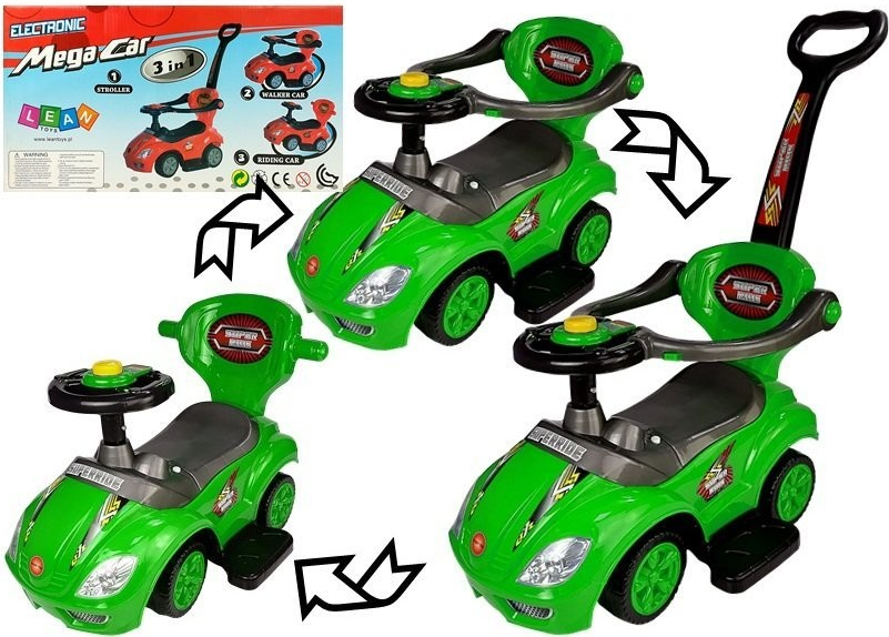 Lean Toys Autíčko Mega Car 3v1 zelené