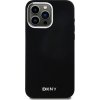 DKNY DKHMP14XSMCHLK iPhone 14 Pro Max 6.7 čierno/čierne pevné púzdro Tekutý silikón Malé kovové logo MagSafe