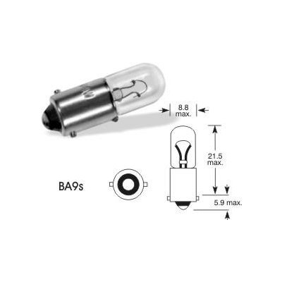 TESLight T4W Ba9s 12V 4W