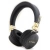 Stereo slúchadlá Guess PU Leather 4G Metal Logo BT5.3 čierna