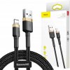 Baseus CALKLF-BV1 USB / Lightning QC3.0, 1m, černý/zlatý