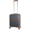 Cestovní kufr Dielle S PP STRIPE 190-55-23 antracitová 38 L