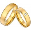 Steel Wedding Snubné prstene z chirurgickej ocele SPPL033 veľkosť: 62
