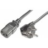 PremiumCord Kabel síťový 230V k počítači 1m KPSP1