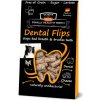 QCHEFS Dental Flips prírodná dentálna maškrta proti nepríjemnému dychu a zubnému kameňu – pre psov