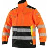 CXS BENSON / Pánska výstražná blúza - oranžová/čierna 62