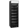 TEFCOLD Mraziaca skriňa | UFSC371GCP Black | 270 l – čierna s reklamným panelom