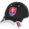 Šiltovka Slovensko 3D čierna (Pánska aj dámska čiapka so slovenskými symbolmi)