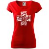 Zdravotné kríž veci - Dámske tričko Pure - S ( Červená )