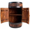 Bar na alkohol Bonanza Wood sud 55x80 cm tmavohnedý