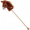 Hobby Horse so zvukom a kolieskami Bruno Baby Mix Brown