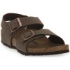 BIRKENSTOCK Sandále NEW YORK MOCHA CALZ S Hnedá