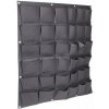Merco Wall Grow Bag 36 textilné kvetináče na stenu čierna