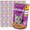 WHISKAS Adult konzerva pre mačky kuracie mäso 24x400 g