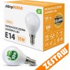 ecoPLANET 10x LED žiarovka E14 G45 8W 700lm neutrálna biela