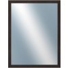 DANTIK - Zrkadlo v rámu, rozmer s rámom 70x90 cm z lišty RETRO čierna (2528)
