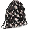 Ars una Vrecko na prezuvky Flowery Black teen