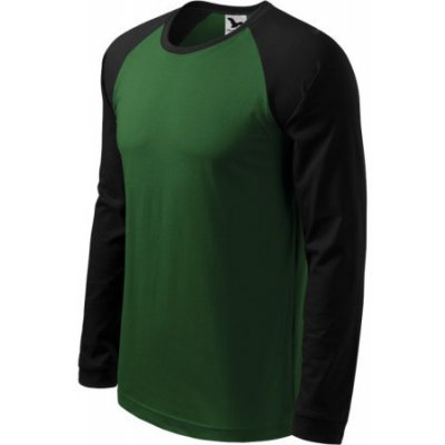 T-shirt Malfini Street LS M MLI-13006 bottle green (128289) Black S