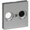 Schneider Electric Merten M-Elegance - Krytka zásuvky R/TV+SAT Aluminium