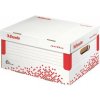 Archívna krabica Esselte Speedbox A4 so sklápacím vekom biela/červená 355×193×252 mm