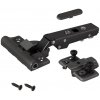 Walteco Miskový záves 35mm, Black Edition, naložený, clip - on s integrovaným tlmením 60023